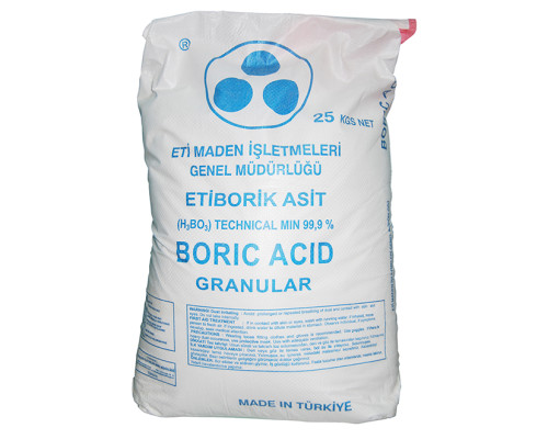 Борная кислота тех. 25 кг/мешок (Турция)