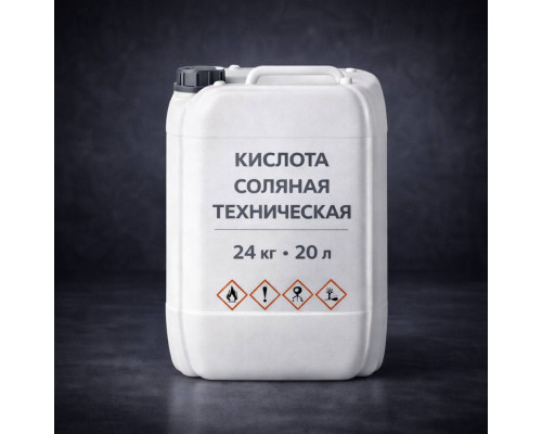 Кислота соляная техническая 20л (24кг)